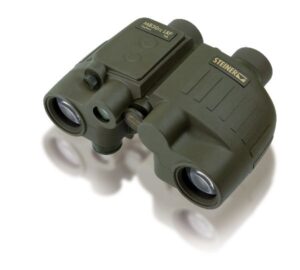 binoculars on white backdrop