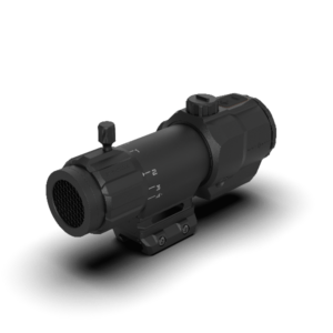 magnifier on white background