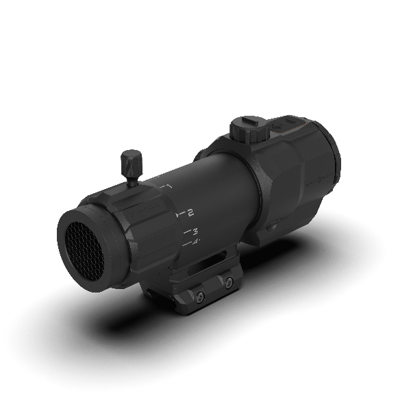 magnifier on white background