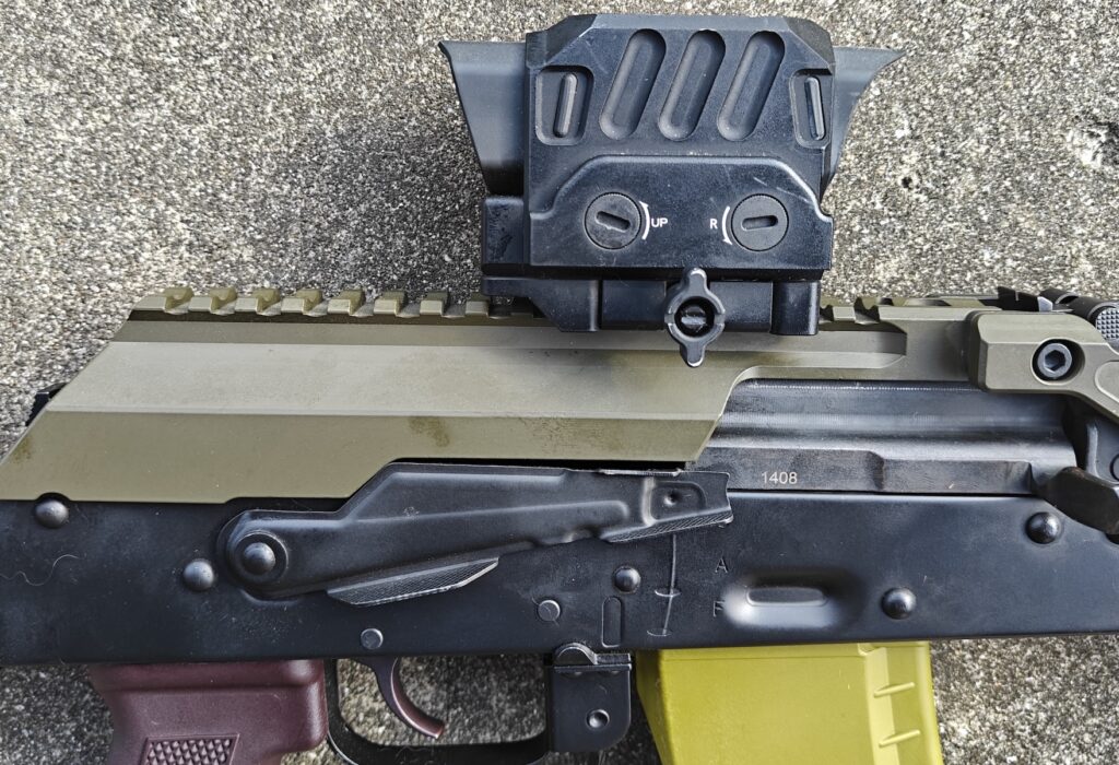 rifle cover with optic
