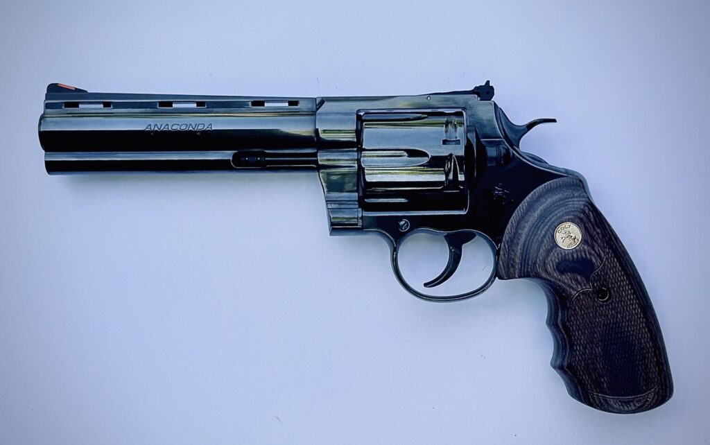side profile of revolver