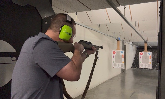 Author shooting the TKX22
